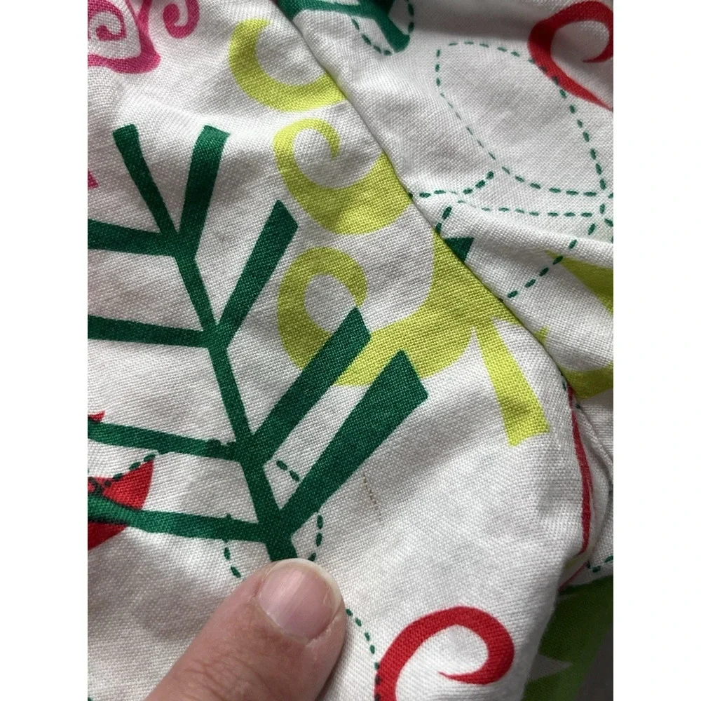 Amanda Remembered Smocked‎ Girls Dress Christmas Tree Print Size 6